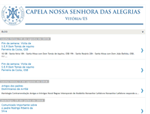 Tablet Screenshot of nossasenhoradasalegrias.com.br